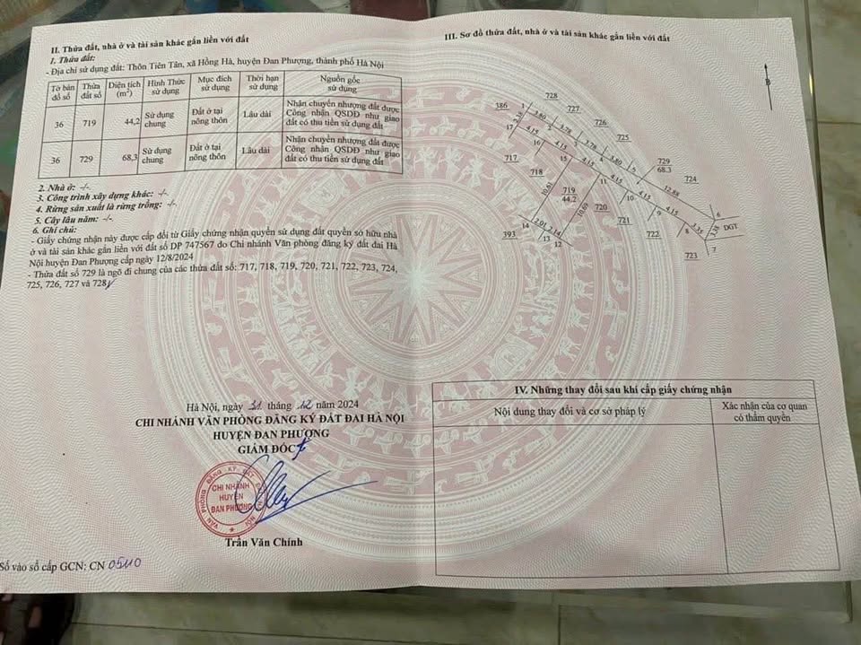 Bán đất vuông vắn, ô tô đỗ cửa tại Đan Phượng, Hà Nội, giá nhỉnh 2 tỷ