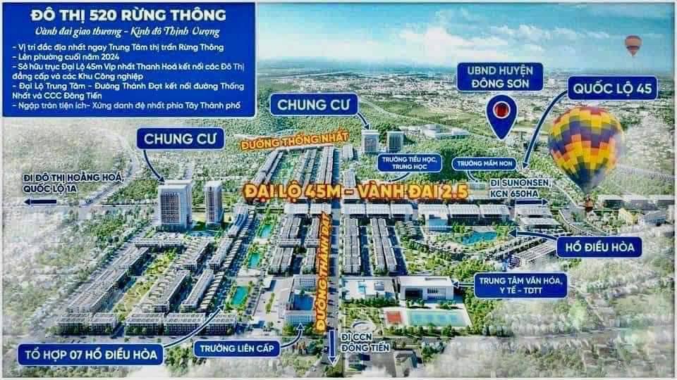 Đất nền Đồng Nhừng, Rừng Thông, lô view biệt thự giá tốt