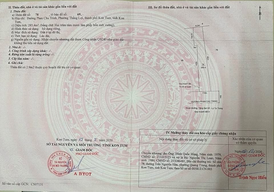 Đất vàng Kon Tum - Mặt tiền Phan Chu Trinh, kinh doanh đỉnh