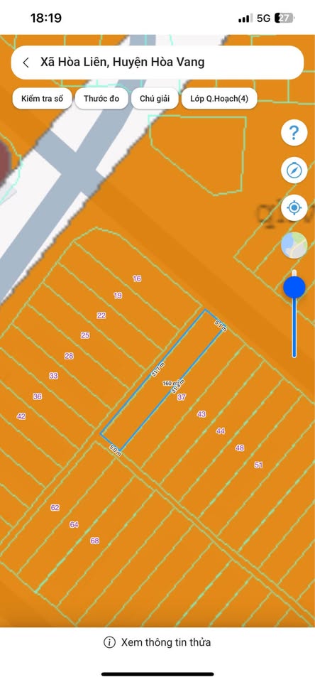 Bán đất tái định Hòa Liên 4, Liên Chiểu - 160m² hướng Đông Nam