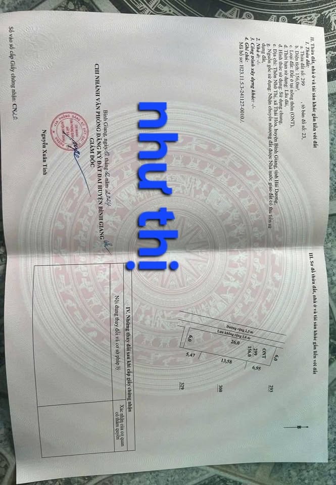 Đất đẹp như mơ ở Thái Hòa, đường ô tô đánh võng, giá chỉ hơn 900 triệu