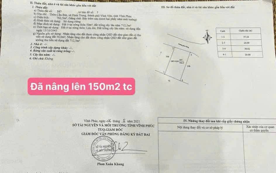 Bán đất vàng 1.517m2 mặt đường đôi Vĩnh Yên - Xây biệt phủ, kinh doanh đỉnh