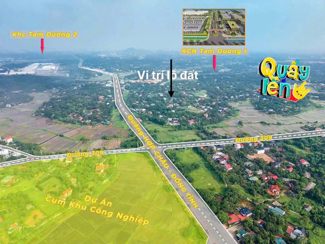 Bán nhanh 2 lô đất thổ cư 177m2, gần khu công Tam Dương, Tam Đảo, Vĩnh Phúc