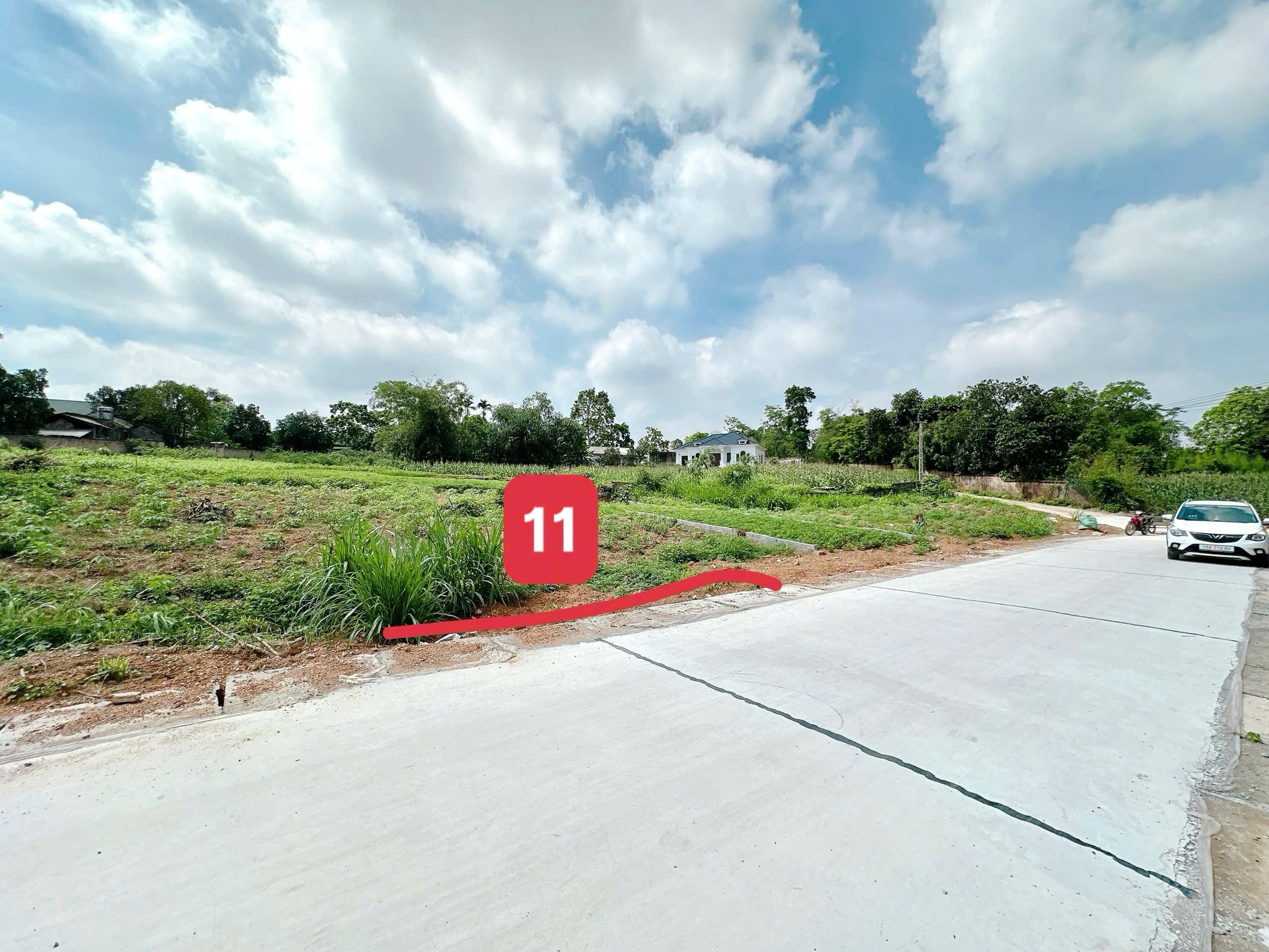 Bán đất thổ cư 127m2, mặt tiền 5m, đường thông ô tô tại Tiên Kiên, Việt Trì