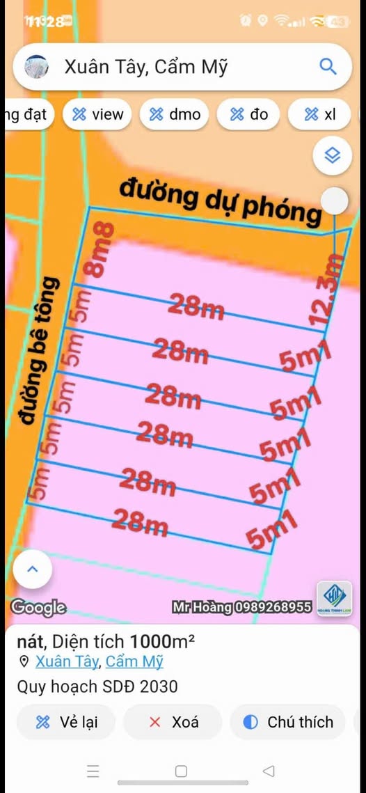 Bán gấp 5 lô đất vàng 450 triệu/nền, cơ hội đầu tư không tưởng