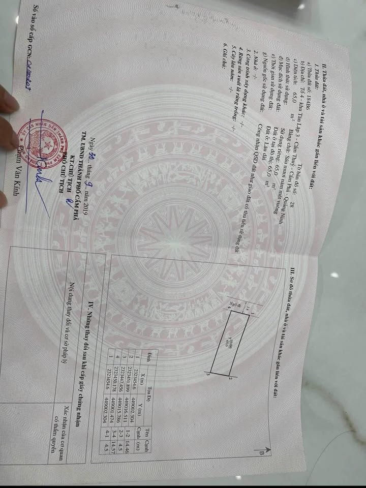 Đất Cẩm Phả 2 mảnh hàng hiếm hướng Tây, ô tô vào tận cửa