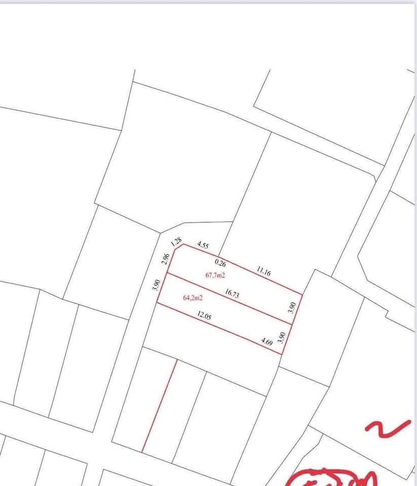 Đất lô góc Kim Thiều, Từ Sơn - Diện tích 67.7m², mặt tiền 4.1m, giá nhỉnh 2 tỷ