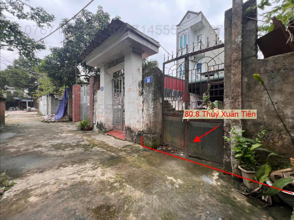 Bán nhanh lô đất 80.8m² tại Thủy Xuân Tiên, Chương Mỹ, Hà Nội