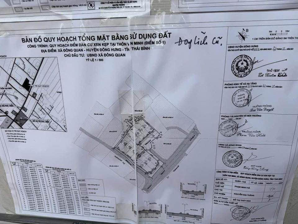 Đất khu dân cư Đông Quan, Thái Bình 2 lô F0 xịn sò, giá hời