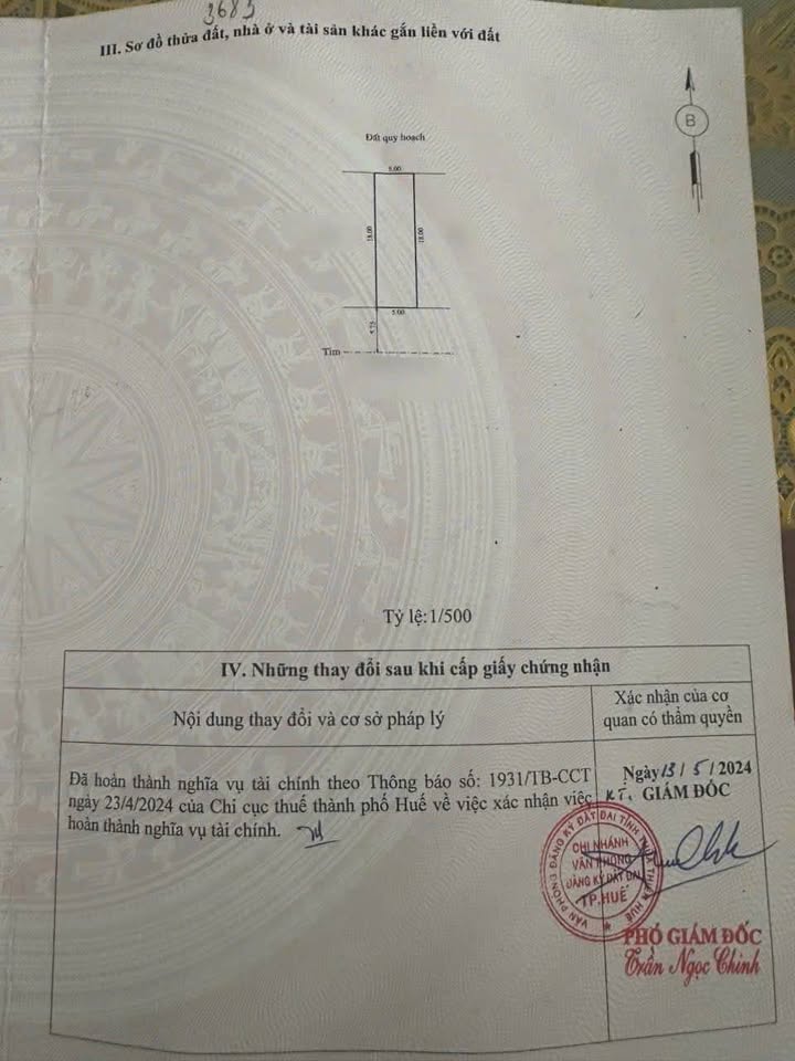 Đất nền An Đông Villa, Huế 90m² view công viên, hướng Nam