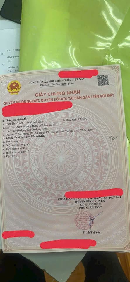 Bán đất mặt tiền đường 13.5m, vị trí đẹp kinh doanh tại Thiện Kế B, Bình Xuyên, Vĩnh Phúc