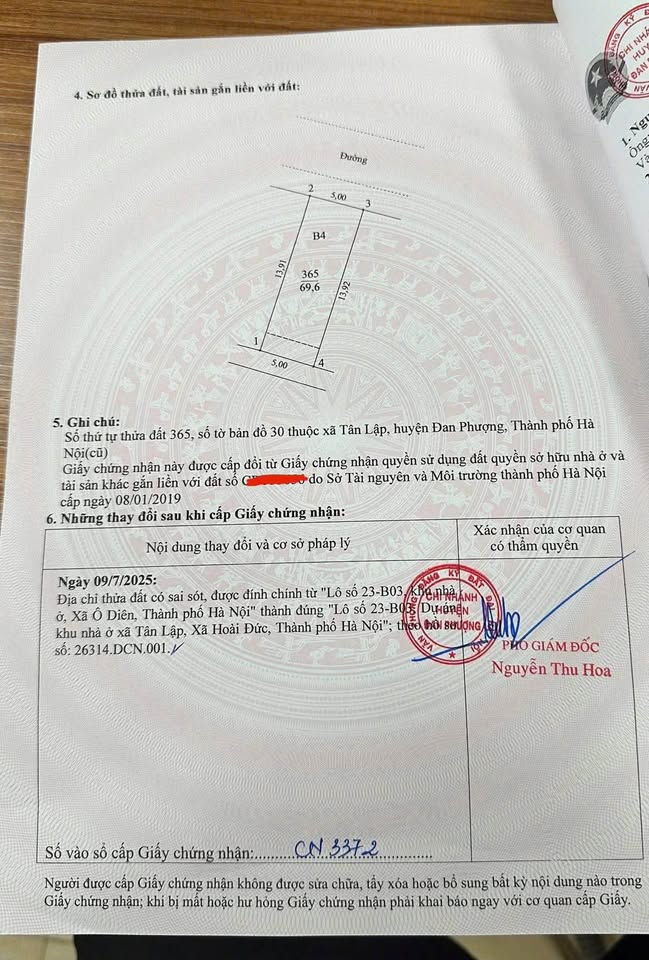 Liền kề B3 Cienco5 Hoài Đức 4 tầng hiện đại, sổ đỏ trao tay, giá tốt