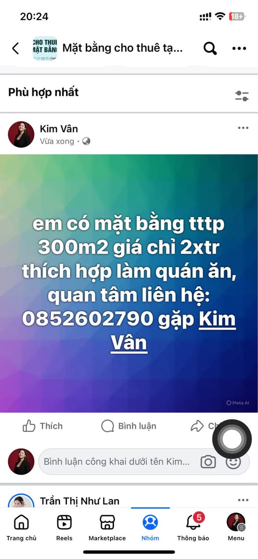 Mặt bằng trung tâm thành phố 300m2 giá siêu yêu thương, chốt đơn ngay