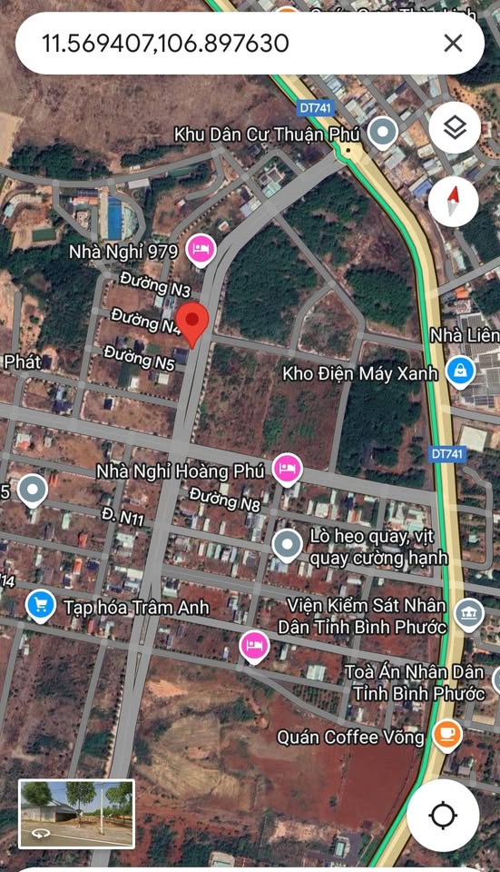 Chào bán 2 lô đất liền kề siêu phẩm tại mặt đường Hồ Xuân Hương, tỉnh Bình Phước