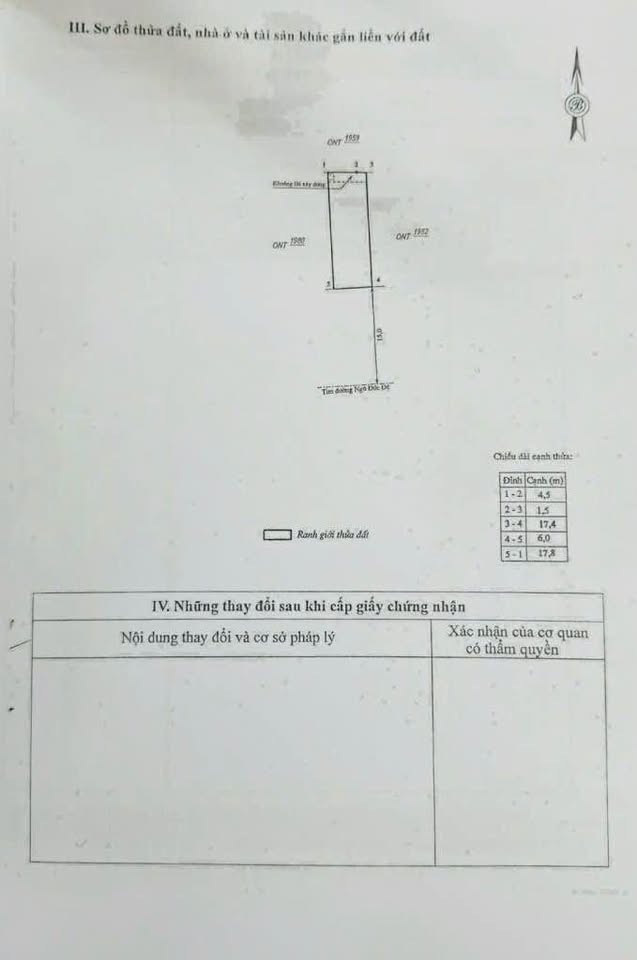 Bán lô đất mặt tiền đường Ngô Đức Kế, phường Bình Định, thành phố An Nhơn