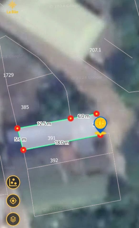 Nhà 1,5 tầng 70m² thổ cư, 2 mặt đường, ô tô vào tận cửa tại chợ Khu Tây, Thái Nguyên