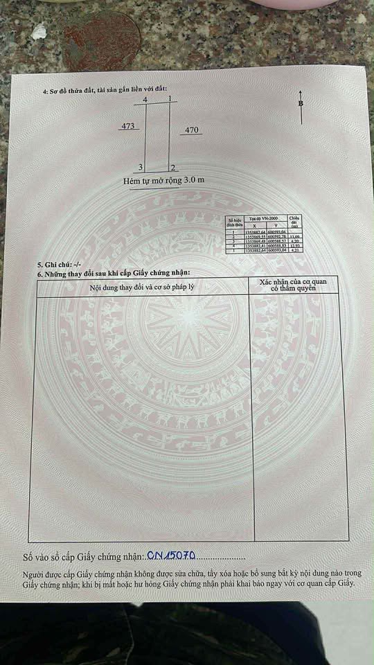 Bán lô đất thổ cư 54.7m2 tại Phước Hải, Nha Trang - Giá 2.32 tỷ