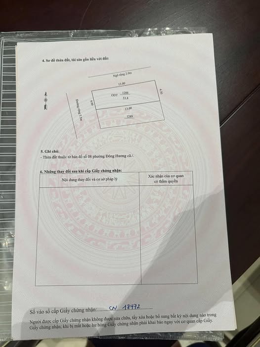 Đất vượng khí, ba mặt tiền hóng gió công viên nước