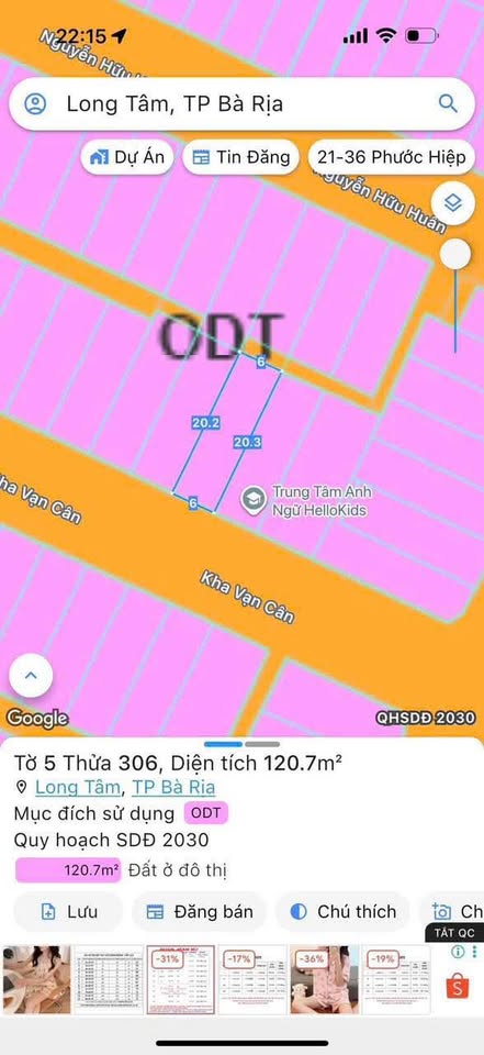 Đất vàng mặt tiền Kha Vạn Cân - 120m2 thổ cư, sổ riêng, dân đông, chỉ 3.05 tỷ