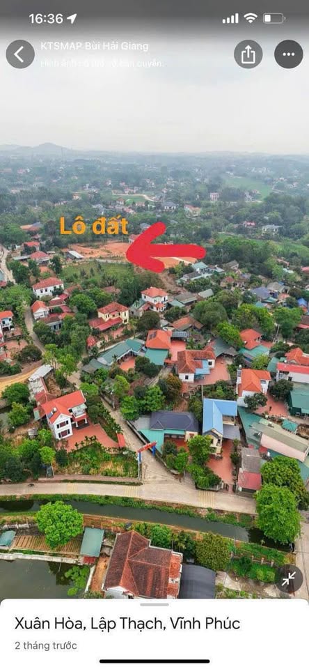 Bán đất thổ cư 100m2 gần trung tâm Thị Trấn Vĩnh Tường, Vĩnh Phúc