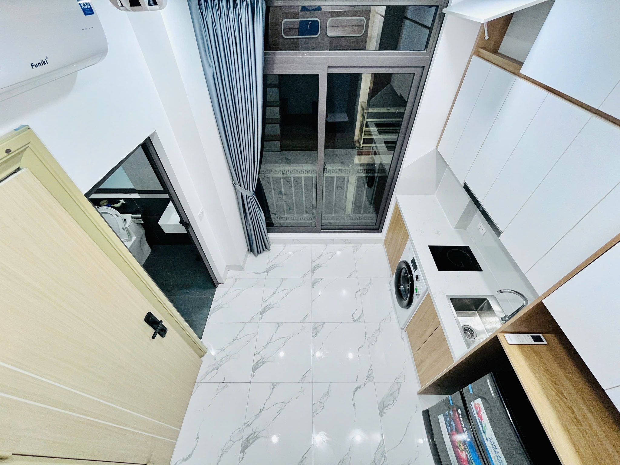 Studio Phan Kế Bính, Ba Đình, ban công riêng, máy giặt, full đồ