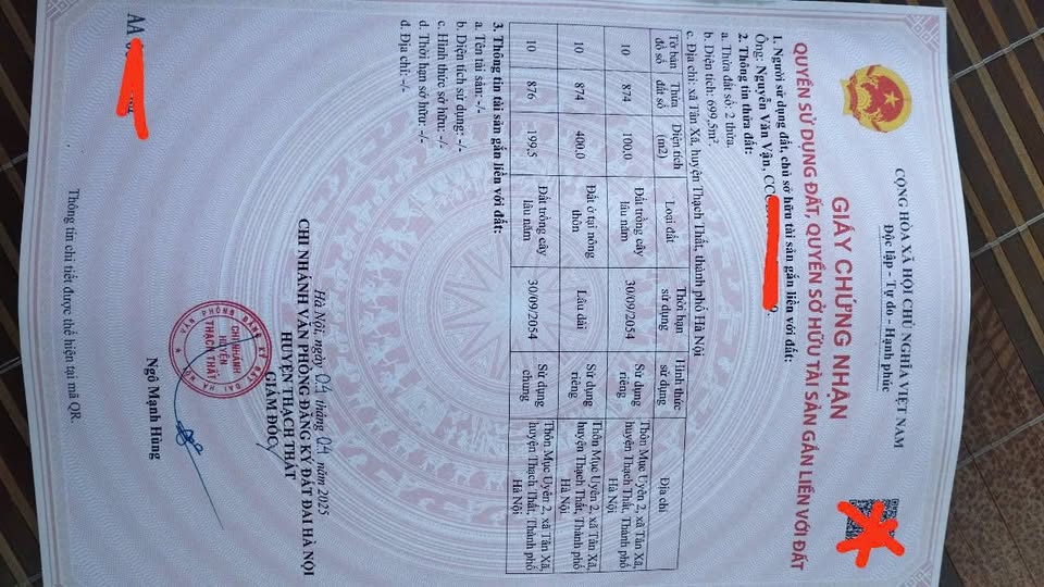 Bán đất lô góc 500m2 vị trí vàng, tiềm năng sinh lời khủng