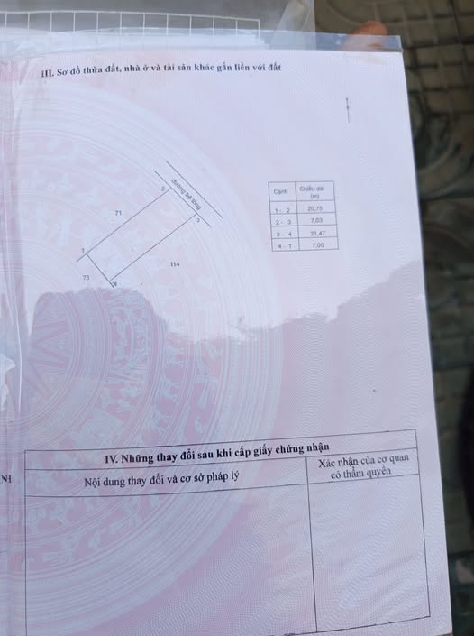 Mảnh đất vuông vắn 5x22m, mặt tiền đường đan, gần Chợ Cầu Xây