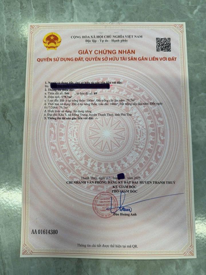 Lô góc 250m2 Đồng Trung, Phú Thọ vượng khí sinh tài