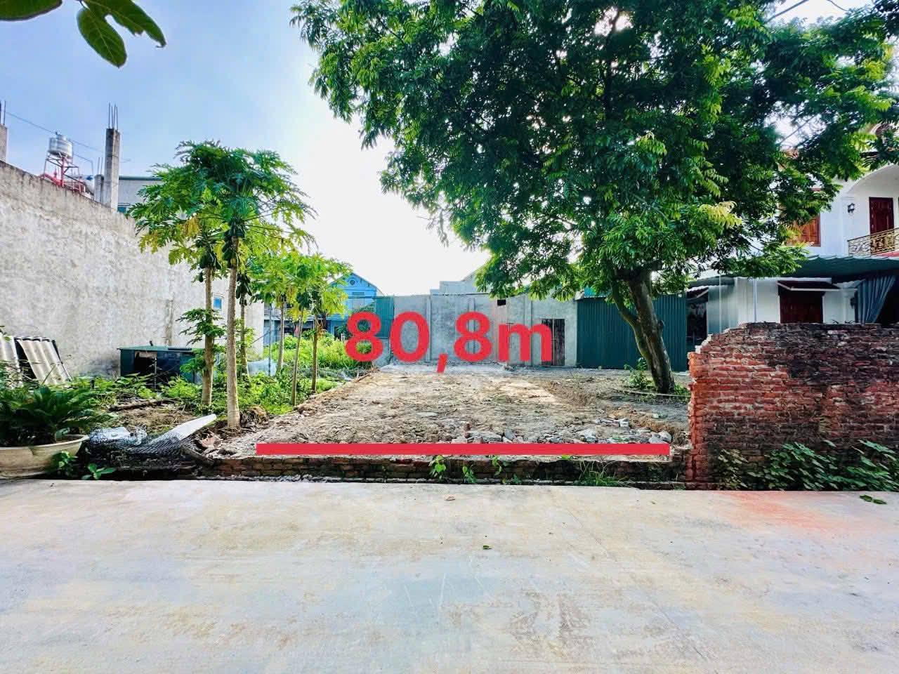 Bán gấp đất vàng Phú Nghĩa 80.8m2, mặt tiền 5.35m, chỉ nhỉnh 3 tỷ