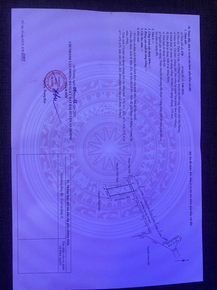 Đất 60,4m2 Tự Lập, Hải Phòng sổ đỏ trao tay, giá nhỉnh 1 tỷ, hướng Tây Bắc