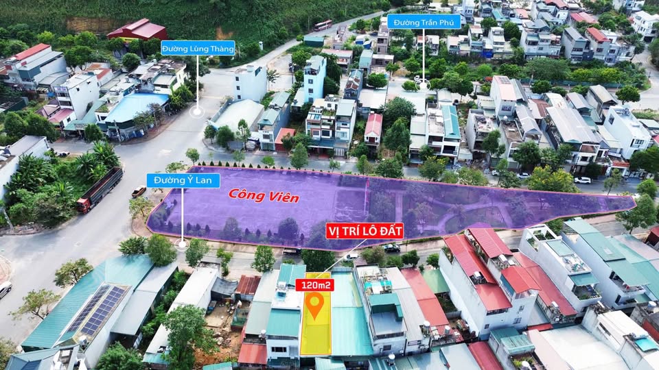 Đất vàng đối diện Công Viên Ỷ Lan, Nam Cường, 120m2, giá hời