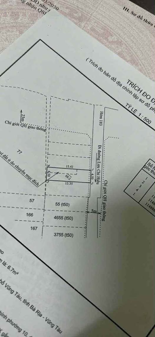 Mảnh đất Vũng Tàu xưa, gần 70m2, giá 3.9 tỷ