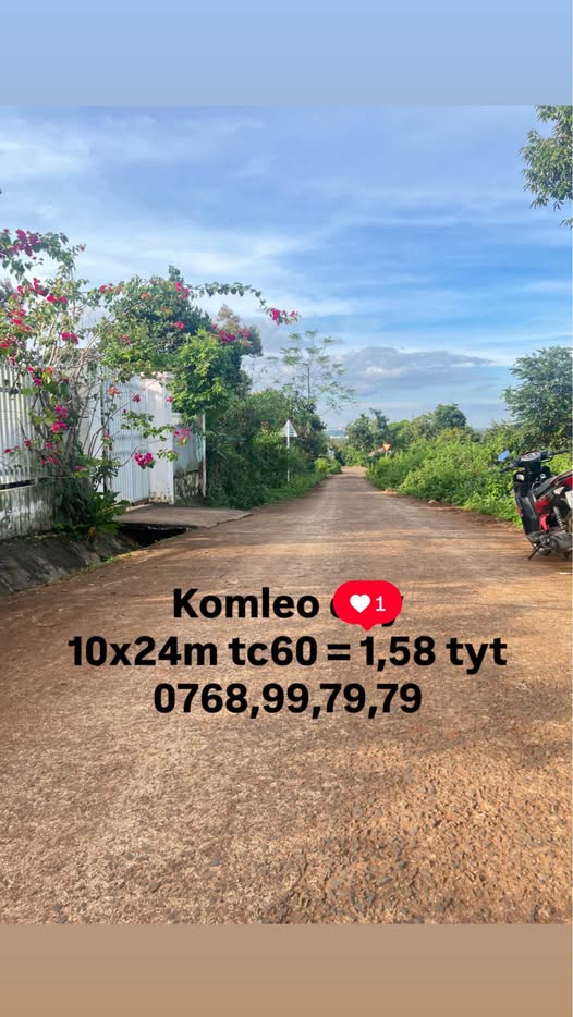 Bán đất hẻm 128 Y Moal, Buôn Ma Thuột 115m2, giá tốt