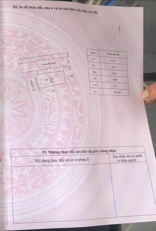 Lô góc mặt tiền Cẩm Thành diện tích khủng, nở hậu tài lộc