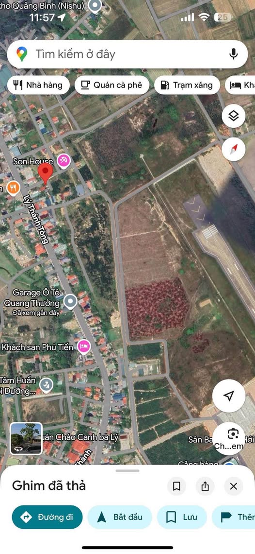 Đất thổ cư 349m2, hai mặt tiền thoáng, gần Cổng chào Đồng Hới