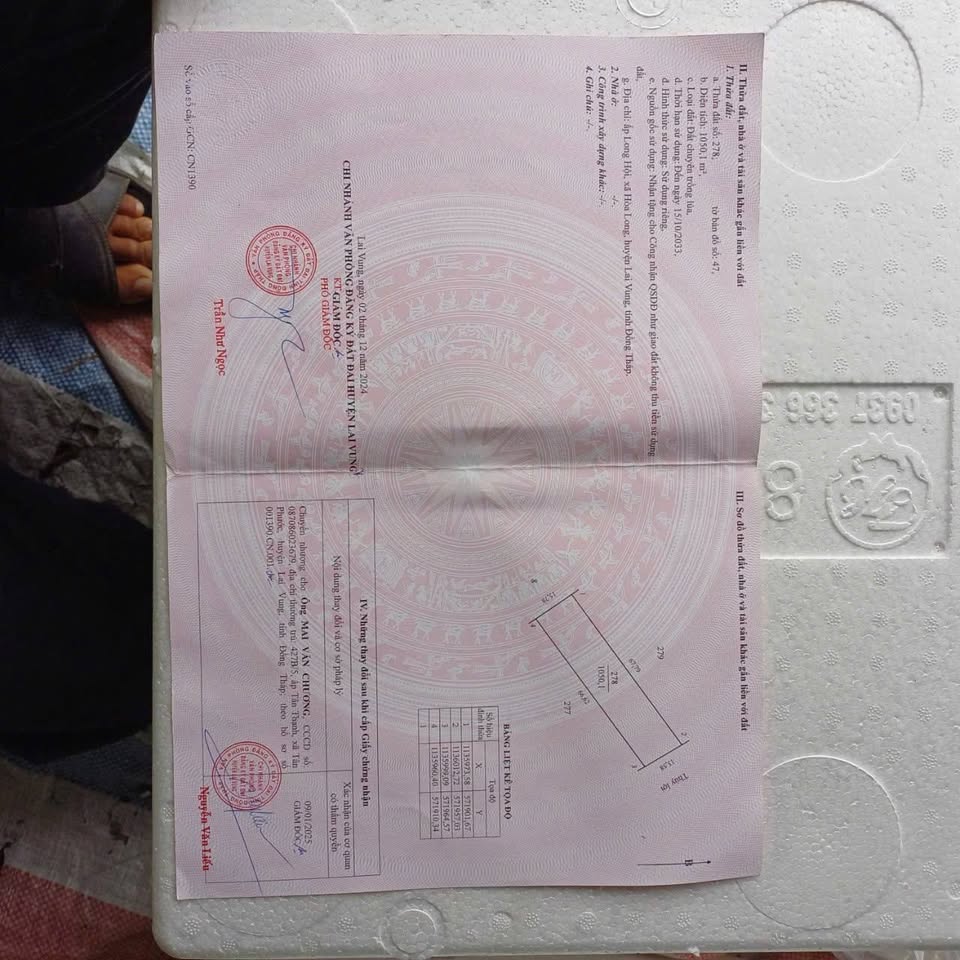 Vườn sông Đồng Tháp - 1050m2 đất đẹp, giá hời