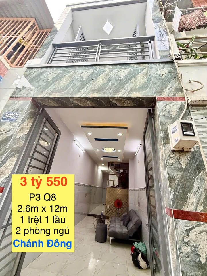 Nhà đẹp Âu Dương Lân, Phường 3, Quận 8 - 3,55 tỷ