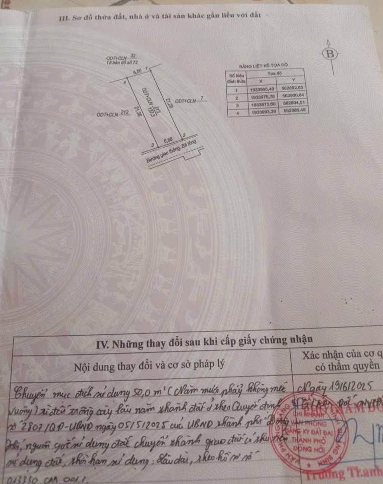 Đất Bắc Lý 100m2 sổ đỏ, mặt tiền 6,5m, giá hời nhất Quảng Bình