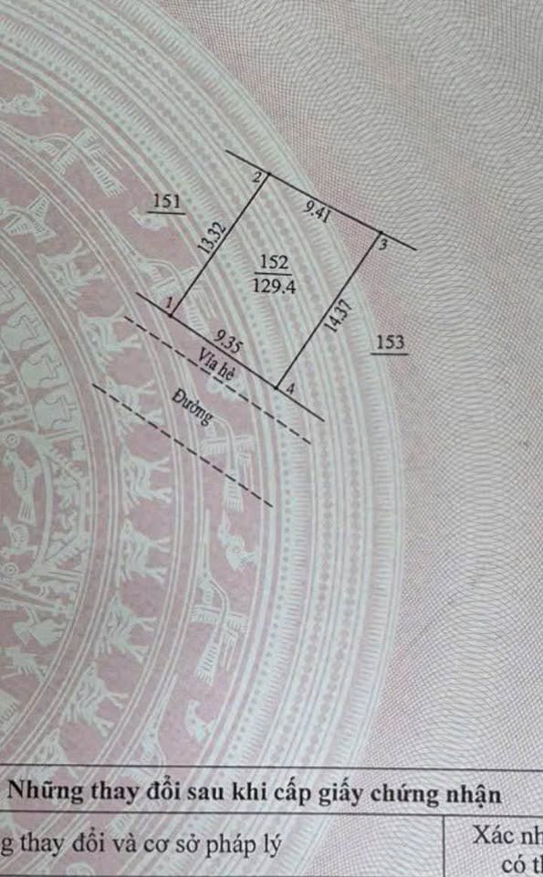 Chính chủ bán gấp đất dịch vụ Di Trạch, Hoài Đức mặt tiền 9.35m, giá đầu tư cực sốc