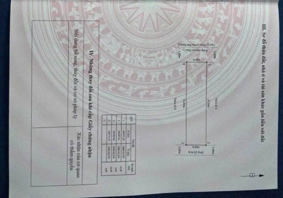 Bán lô đất 65.79m2 đường rộng 13.5m, hướng Tây tại Hải An, Hải Phòng