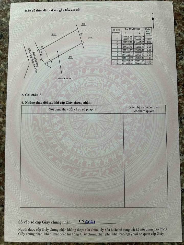 Đất Vĩnh Hiệp, Tây Nha Trang lộc vàng 73,9m2 hướng Tây Nam, ô tô tận nơi
