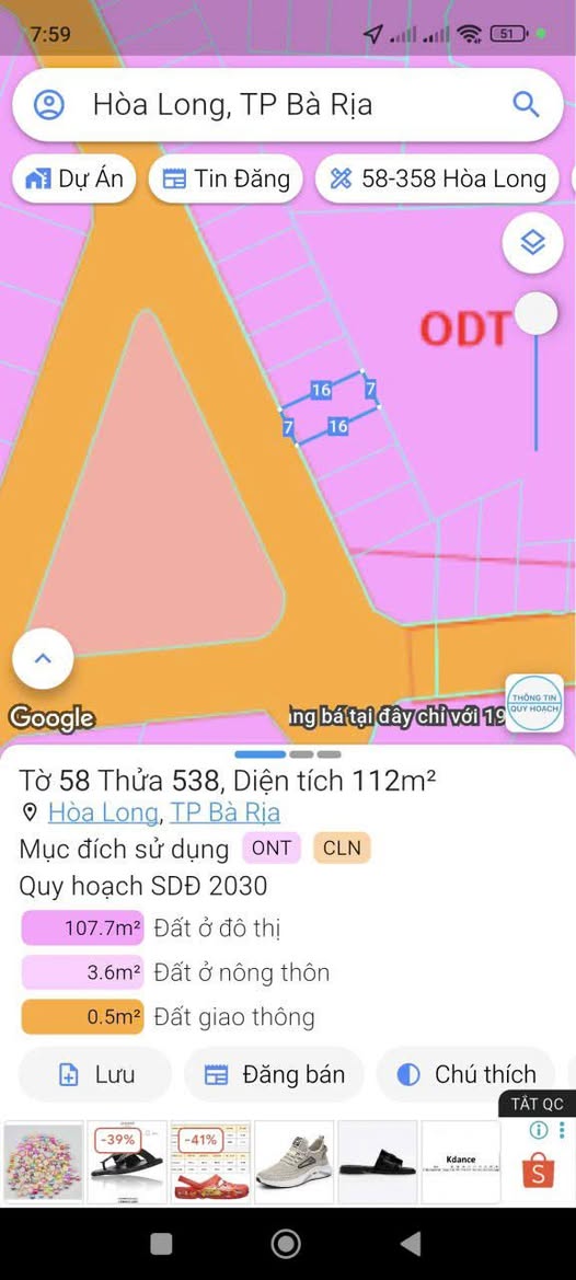 Đất vàng Bà Rịa - Vũng Tàu view công viên, mặt tiền 12m, giá hời