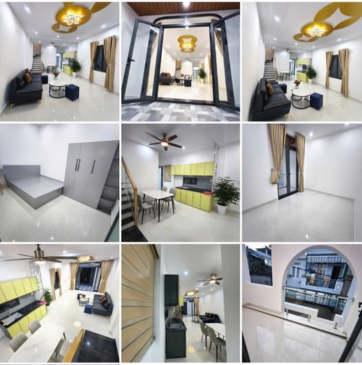 Nhà Vũng Tàu 3 lầu, 60m2, 3 mặt thoáng, tặng nội thất xịn sò