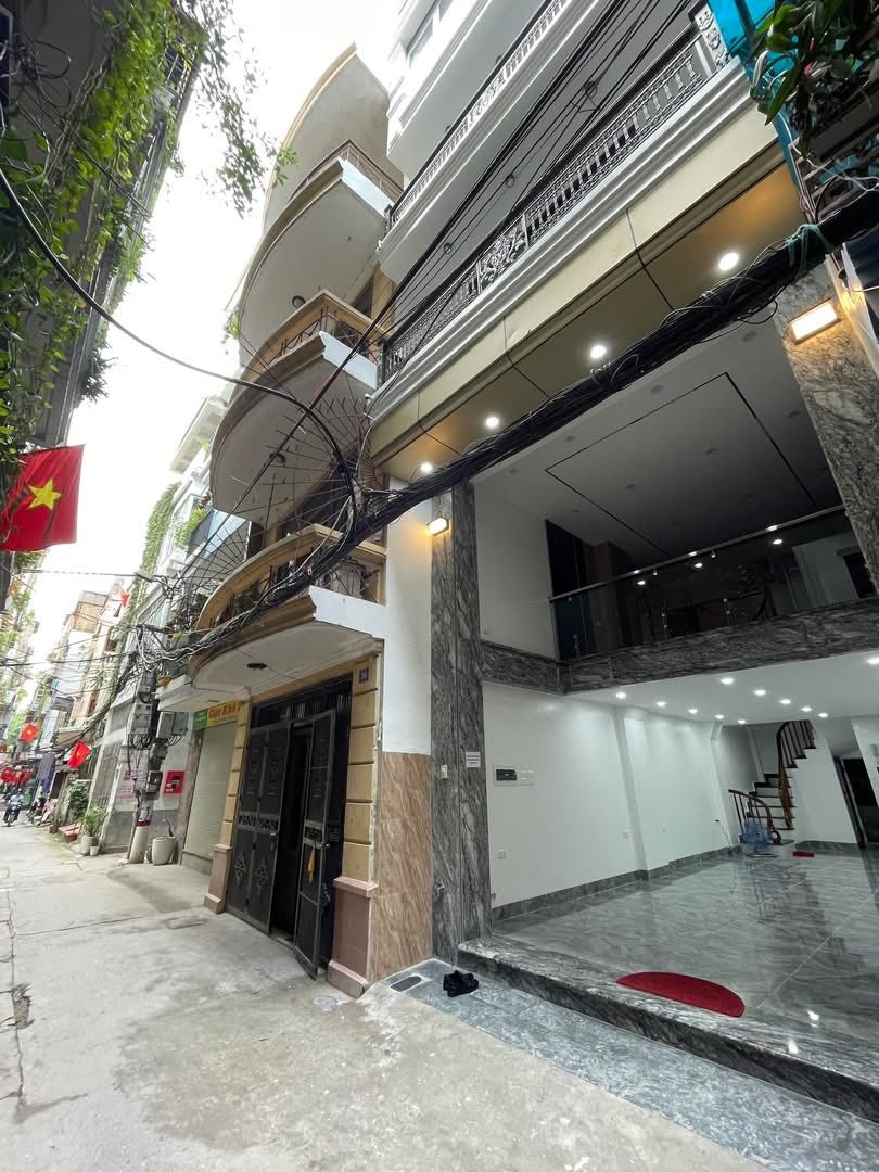 Nhà 6 tầng Đền Lừ gara, thang máy, kinh doanh tẹt ga, ô tô tránh nhau