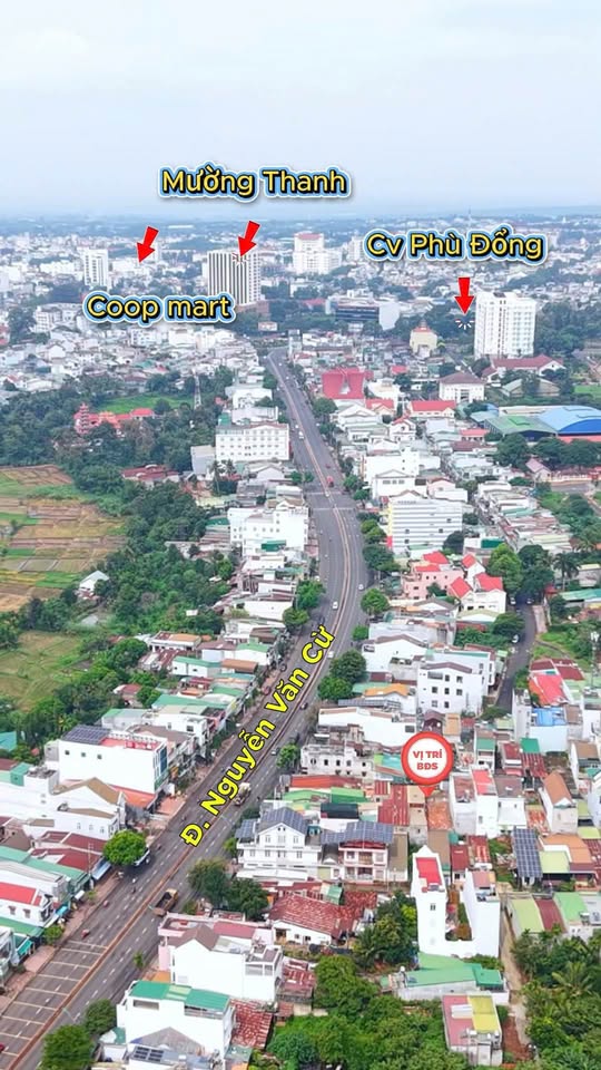 Bán đất hẻm 193 Nguyễn Văn Cừ, Đắk Lắk, diện tích 148m², nở hậu, giá tốt