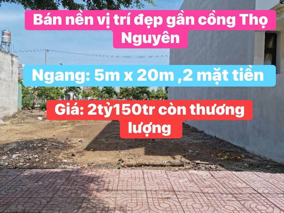 Đất vàng Châu Đốc mặt tiền kinh doanh, sau lưng công viên giá hời
