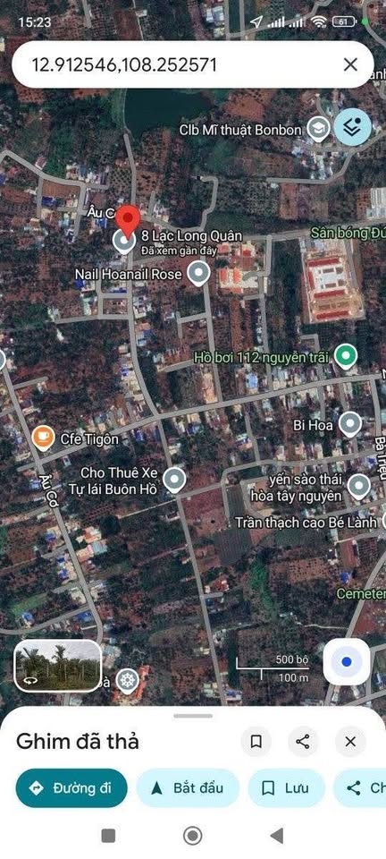 Đất Lạc Long Quân 10x40m - Sổ đỏ sẵn sàng, giá 3.5 tỷ chốt