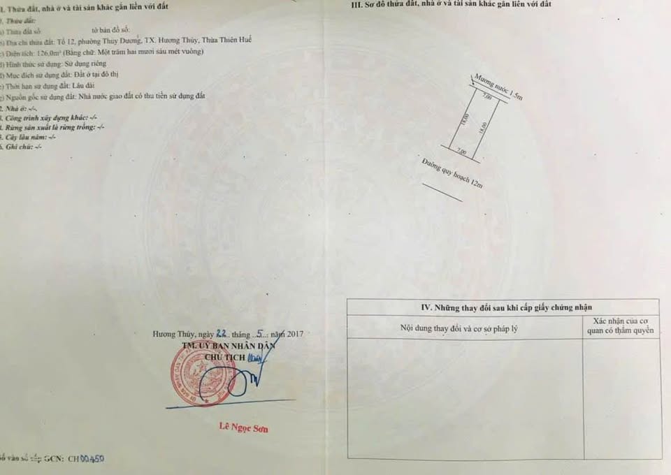 Đất Trưng Nữ Vương, Huế 126m2, ngang 7m, giá 2.6 tỷ, an cư hay xây trọ, tùy bạn