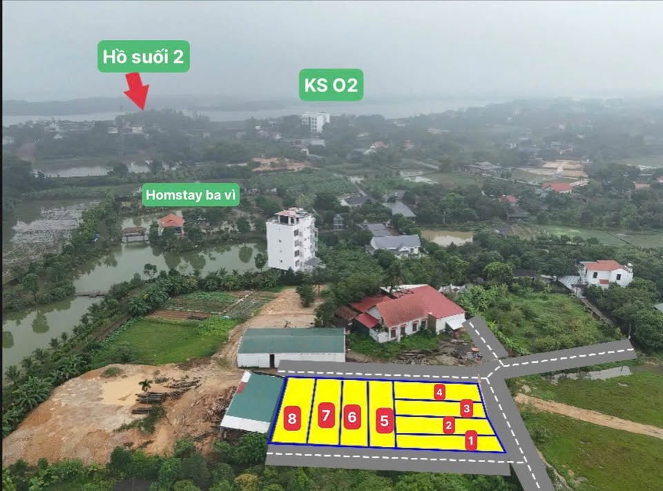 Lô đất Vĩnh Yên 100m² thổ cư, mặt tiền rộng, gần Hồ Suối 2