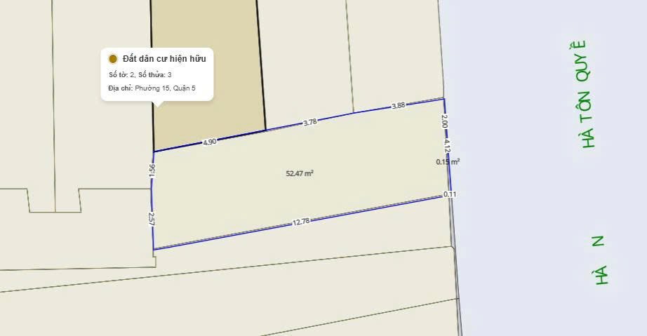 Bán nhà mặt tiền 123 Hà Tôn Quyền, Quận 5 - 52m², 5 tầng, 25 tỷ